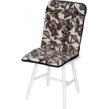 Podsedák Podsedák se zády z ovčí vlny 42x94cm geometrik 200-100-00063