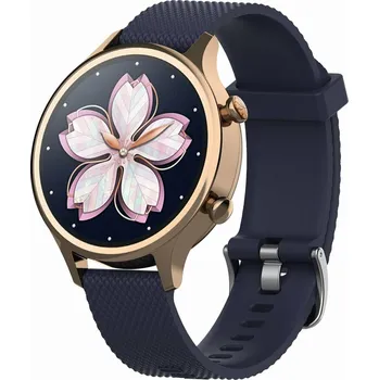 Příslušenství k chytrým hodinkám eses Silikonový řemínek - Vzorovaný tmavě modrý, 18 mm