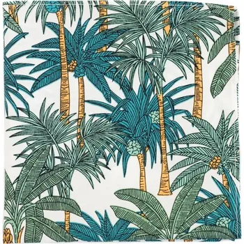 Šátek Bubibubi Bílý kapesníček do saka Azure