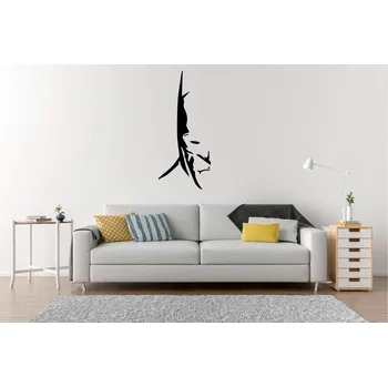 Samolepící dekorace Lepy.cz Samolepka na zeď Batman - tvář Velikost (šířka x výška): 20x45cm, Barevná varianta: Světle modrá