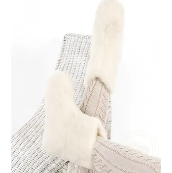 Dámské pantofle Bačkory z ovčí vlny vysoké 35-46 bílé, Barevné varianty Bílá, Velikosti 41-42 200-100-00203