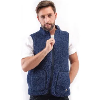 Pánská vesta Pánská vesta z ovčí vlny Rudi M, L tmavě modrá, Barevné varianty Modrá, Velikosti M 200-100-00270