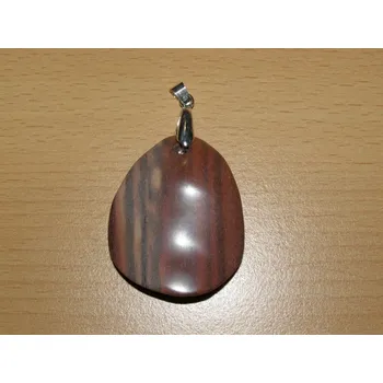 Drahý kámen Jaspis tygří - Přívěsek - vlna - kpv4