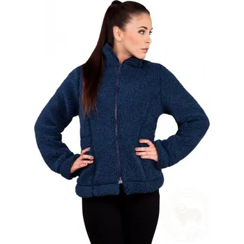 Dámská bunda z ovčí vlny Izabella tmavě modrá, Barevné varianty Modrá, Velikosti XS 200-100-00017