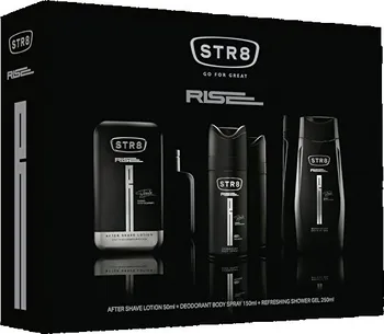 Kosmetická sada STR8 Rise voda po holení 50 ml + deodorant 150 ml + sprchový gel 250 ml