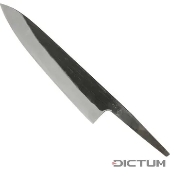 Kuchyňský nůž Čepel na výrobu nože 719591 - Blade Blank with Black Forged Skin, 3 Layers, Gyuto 180 mm