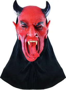 Karnevalová maska Rappa Maska čert s jazykem