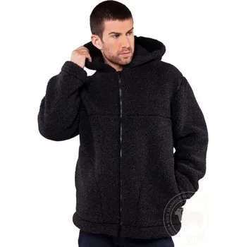Pánská zimní bunda 42-48 z ovčí vlny černá, Barevné varianty Černá, Velikosti 42 200-100-00039