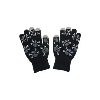 Rukavice Aligator Skull rukavice na dotykový displej black