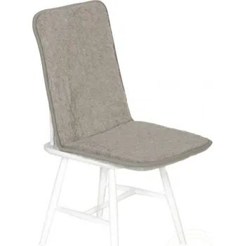 Podsedák Podsedák s opěradlem z ovčí vlny 42x94cm světle šedý, Barevné varianty Šedá, Velikosti 42x94 cm 200-100-00141