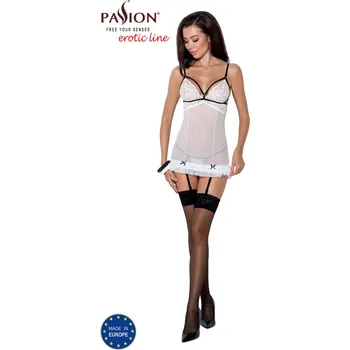 Dámské erotické prádlo Passion Orihime Chemise White Velikost L/XL