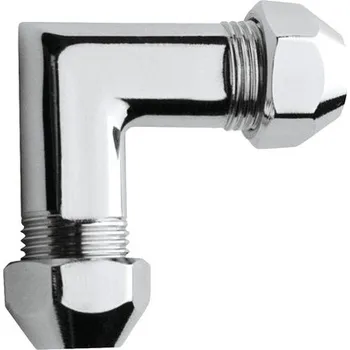 Koleno 3/8"x10 mm chrom
