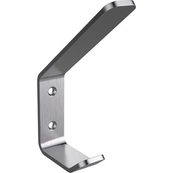 Věšák Věšák 06 nerez (Univerzální věšák 06 z nerez oceli DIN 1.4301 s matným povrchem, vhodný pro všechna použití v bytě a vchodech, lze použít i jako věšák na klobouky.)