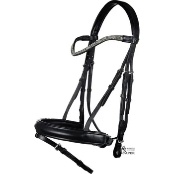 Uzdečka HKM -TAMARA- - Černá - Full