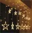 Vánoční osvětlení Solight 1V227 závěs hvězdy 77 LED teplá bílá