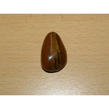 Drahý kámen Tygří oko - Přívěsek - tromlovaný kámen vrtaný - kpt8