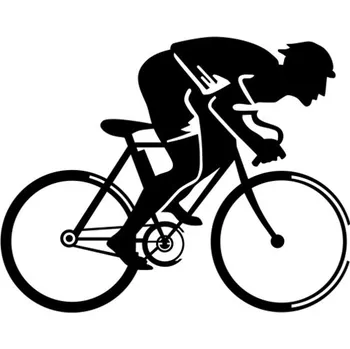 Samolepicí dekorace na vozidlo Samolepka cyklistika na auto a motorku, tuning nálepka (1950)