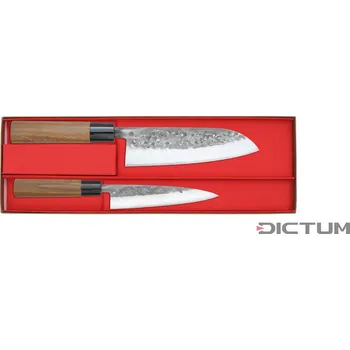 Pracovní nůž Japonské nože 719948 - Tadafusa Hocho Nashiji, 2-Piece Set, Santoku and Gyuto