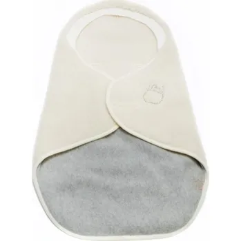 Zavinovačka Dětská zavinovačka z ovčí vlny Wingy bílá/šedá 200-100-00273