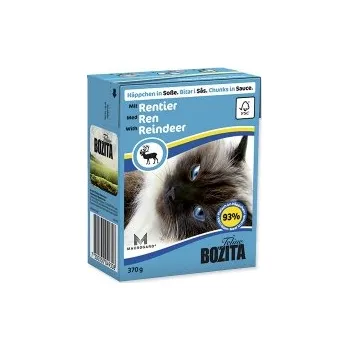 Krmivo pro kočku Bozita Cat kousky v omáčce se sobím masem, tetrapak 370 g