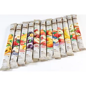 Osvěžující ovocné trubičky višeň+jablko bez cukru 140g