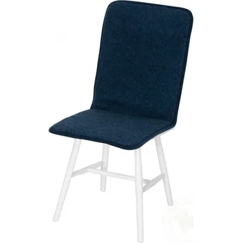 Podsedák Podsedák s opěradlem z ovčí vlny 42x94cm tmavě modrý, Barevné varianty Modrá, Velikosti 42x94 cm 200-100-00141