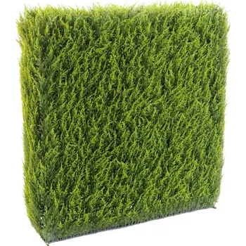 umělá květina CYPŘIŠ PLOT JUNIPERUS STRUCTURE METAL 23x95cm, 65cm (Luxusní umělý živý plot)