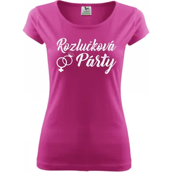 Dámske tričko - Rozlučková párty, Barva látky Limetková zelená, Střih Dámsky, Velikost XL