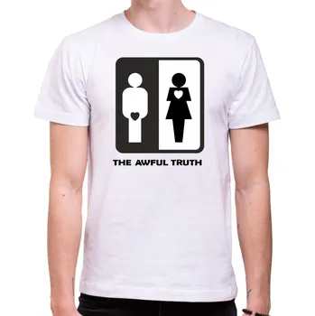 Tričko - The awful truth / drsná pravda, Barva látky tyrkysová modrá, Střih Dámsky, Velikost M