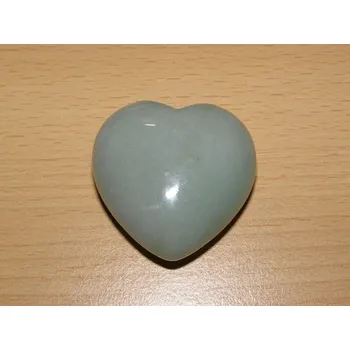 Drahý kámen Avanturín - Masážní kámen - srdce - khs29