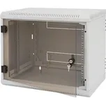 Triton 19" rozvaděč jednodílný 9U/400mm, skleněné dveře - RBA-09-AS4-CAX-A1