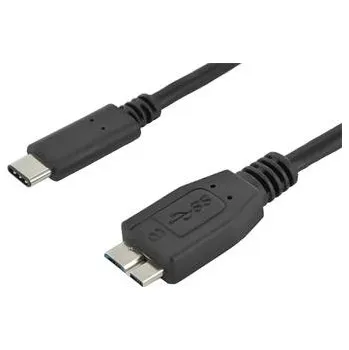 Datový kabel PremiumCord Kabel USB 3.2 konektor C/male - USB 3.0 konektor Micro-B/male, 1m