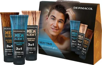 Kosmetická sada Dermacol Men Agent dárková sada sprchových gelů pro muže