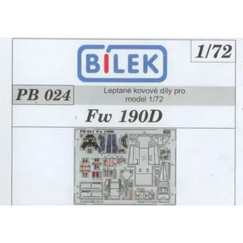 Plastikový model Bílek 1/72 Fw 190D