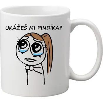 Sada nádobí Hrnek - Ukážeš mi pindíka?