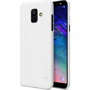 Pouzdro na mobilní telefon Nillkin Super Frosted kryt pro Samsung Galaxy A6 (2018) - bílý