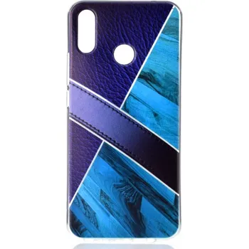 Pouzdro na mobilní telefon Plastový kryt materiály pro Huawei Nova 3i - modrý