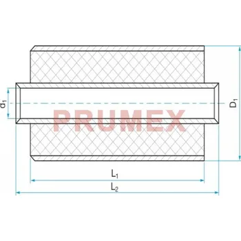 Silentblok nápravy Silentblok válcový - pouzdrová pružina 10x25/20(24)