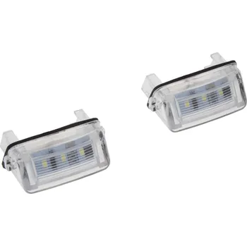 Povinná bezpečnostní výbava LED osvětlení SPZ do vozu Peugeot a Citroen - RZpg01a