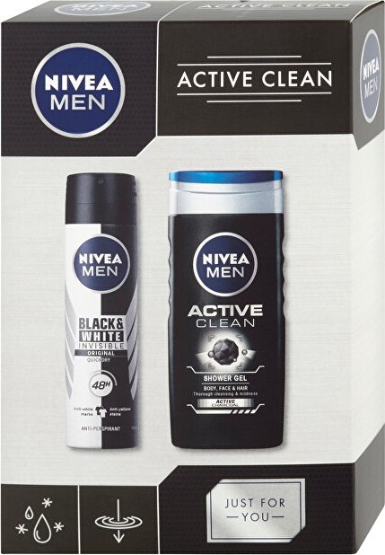 Nivea Men Active Clean kosmetická sada pro muže od 175 Kč - Zbozi.cz
