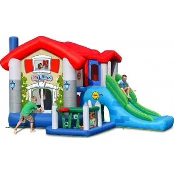 Skákací hrad Happy Hop Velký dům se skluzavkou 9 v 1