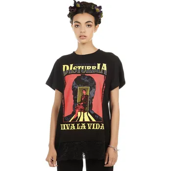 Dámské tričko tričko hardcore dámské - Frida Dreams - DISTURBIA - FKDM11 - XL