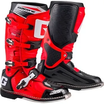 Moto obuv Motokrosové boty GAERNE SG 10 černá/červená (MX boty na motorku SG10 , SG-10)
