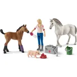 Schleich 42486 Návštěva lékaře u klisny…