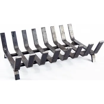 Rošt do krbu a kamen GFire Krbové topeniště, rošt 53x40x16cm, Gladius V8 19003-KR na větší kusy dřeva (GFIRE KR 19003 KR V8, 30x10 Špičkové krbové topeniště, palivový rošt 53x40cm s přední a zadní zábranou)