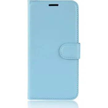 Pouzdro na mobilní telefon Flipové pouzdro s texturou kůže pro Huawei P30 Pro - modré