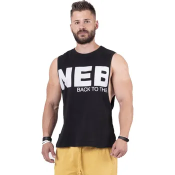 Nebbia Back to the Hardcore tank top 144 černé
