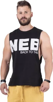 Pánské tílko Nebbia Back to the Hardcore tank top 144 černé