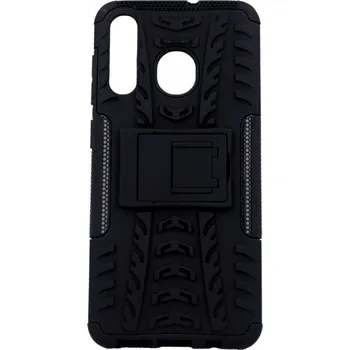 Pouzdro na mobilní telefon Kryt Samsung A30s se stojánkem černý (obal neboli pouzdro Samsung A30s)
