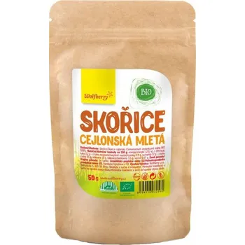 Koření Wolfberry Skořice cejlonská mletá Bio 50 g